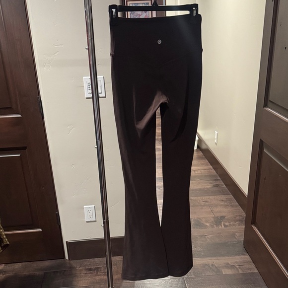 lululemon athletica Black Flare Ponte Pants with V-Waistband - Picture 2 of 3